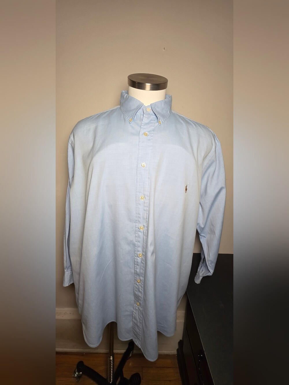 Ralph Lauren Light Blue Button-Down Dress Shirt